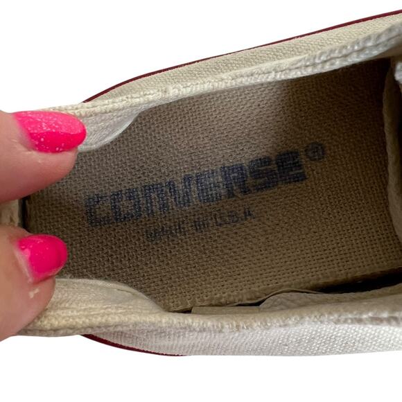 Converse Chuck Taylor All Star Vintage 80s Low Top Sneakers USA White M2.5, W4.5 - Picture 8 of 10